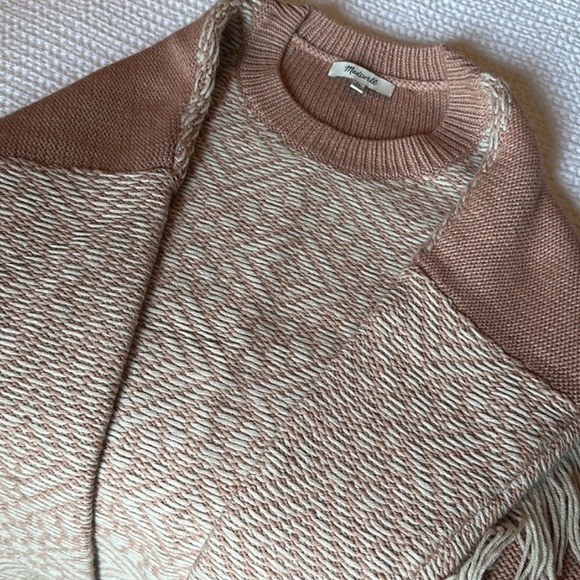 NWOT! Madewell Reverse Diamond Fringe Pullover Sweater (XS/S) - Picture 14 of 16